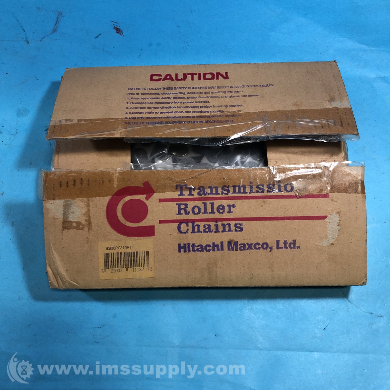 Hitachi Maxco Ltd SS60PC Length 10 Feet Roller Chain FNOB
