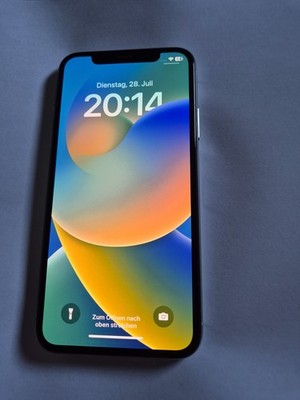 Apple iPhone X - 64GB - Silber / Weiß - Top Zustand -