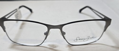 #ad SEAN JOHN SJ5010 WM Gunmetal Square Full Rim Eyeglasses 57 17 150 $29.99