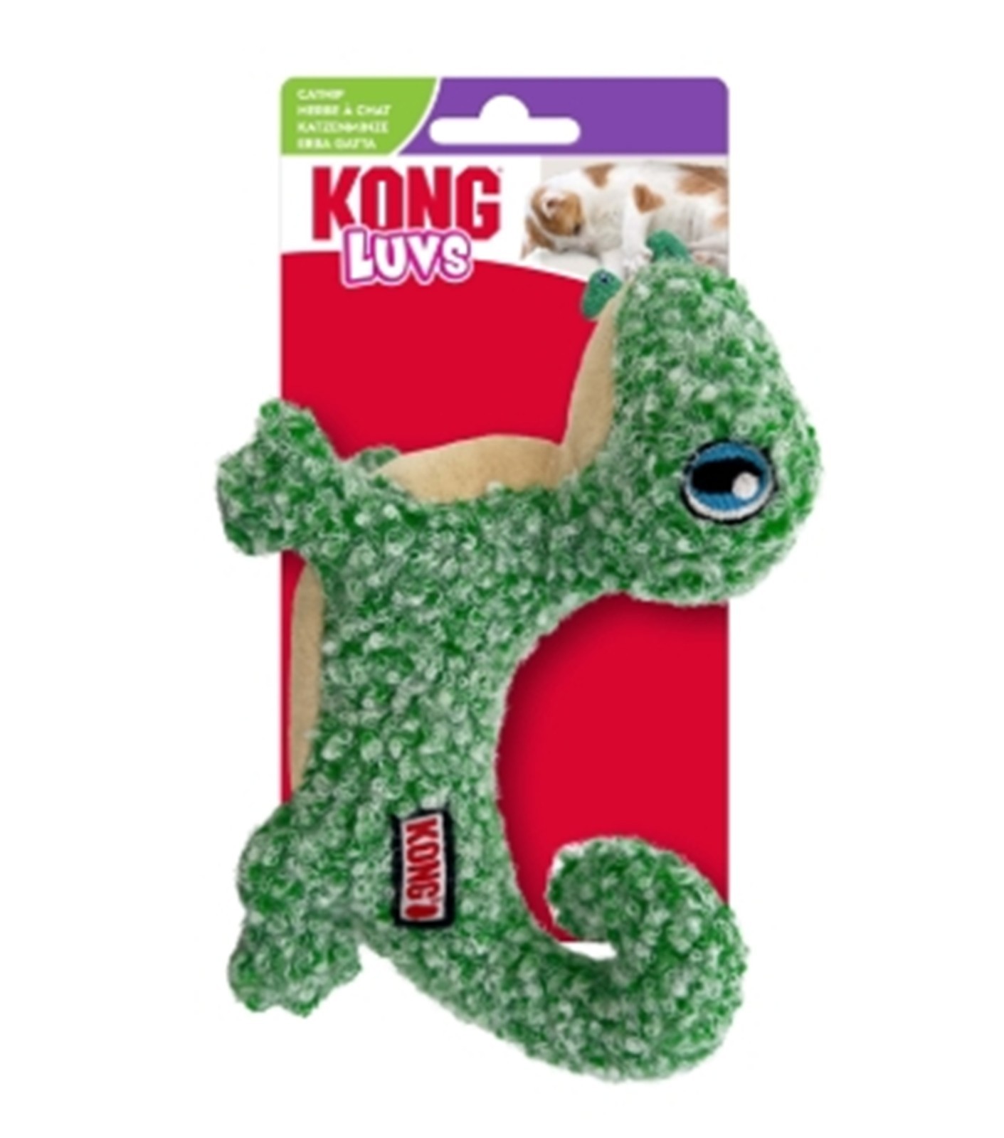 KONG LUVS LIZARD PLUSH CATNIP CAT TOY IDEAL FOR CUDDLES WRESTLING PLAY