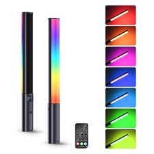 RGB LED Video Light Wand, Handheld Photography Light Stick with Remote Contro...