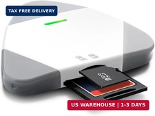 SD Card Reader 3-in-1 Memory Card Reader for iPhone/iPad, USB C USB A De