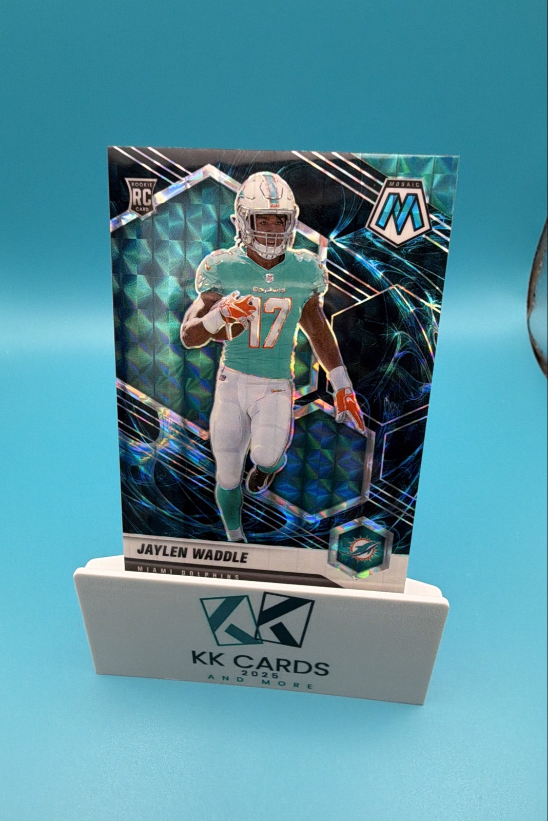 2021 Panini Mosaic - Rookies Jaylen Waddle #308 Genesis Mosaic Prizm (RC)