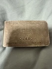 Hospital Trust National Bank Silver 10 oz .999 Bar Vintage RARE
