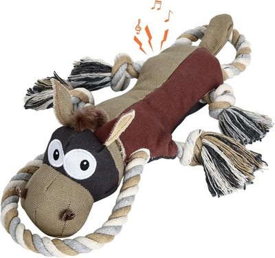 IOKHEIRA Dog Toys for Aggressive Chewers,Tough Indestructible Dog Toys,Squeak...