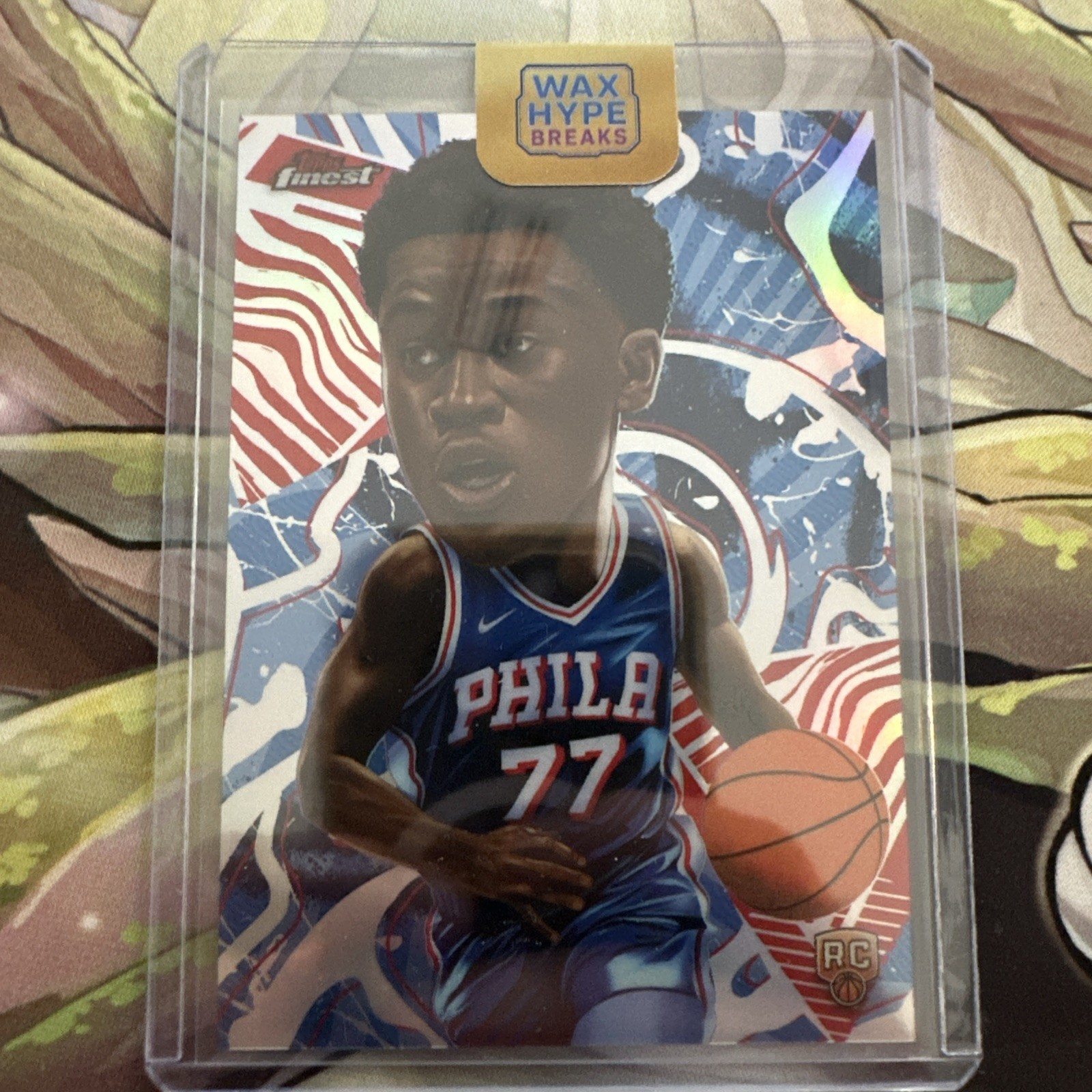 2025-26 Topps Finest VJ Edgecombe Headliners SSP SUPER RARE CASEHIT!