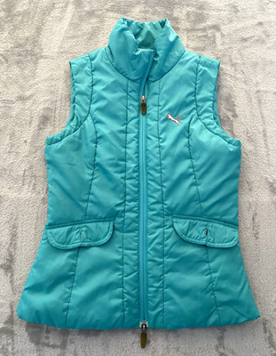 Puma Women s Insulated Puffer Vest Size XS Turquoise