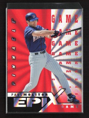 1998 Zenith Epix Orange #E23 Paul Molitor Minnesota Twins