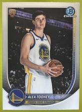 2025-26 Bowman Alex Toohey Chrome RC Rookie #BCV-48 Warriors