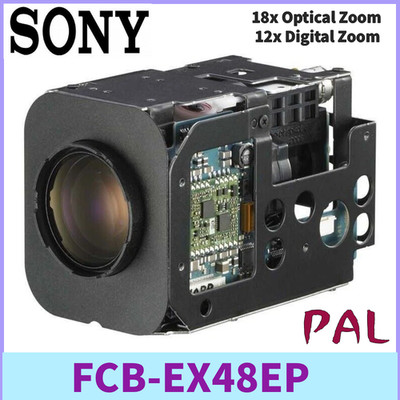 Sony FCB-EX48EP 18x Optical+12x Digital Zoom CCD Color Block Kameramodul PAL