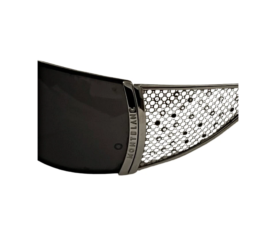 Montblanc щит солнцезащитные очки ОПРАВА серый зеркало линзы женщин - Изображение 3 из 4