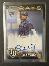 2024 Topps Chrome - Rookie Autographs Osleivis Basabe #RA-OB (AU, RC)