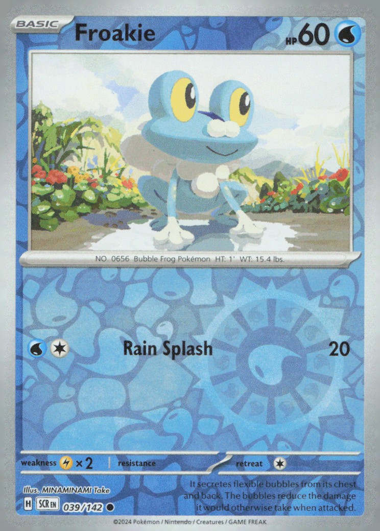 Froakie Common SV07: Stellar Crown 039/142 NM