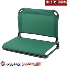 Extra Wide Stadium Seat W/ Bleacher Hooks Comfortable Support Outdoor Events New