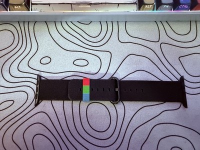 Apple Watch Close Your Rings Woven Nylon Employee Only Band. 42/44/45/46/49mm