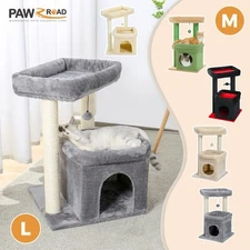 PAWZ Road Cat Tree Tower with Scratching Post Scratcher Condo Furniture Toys M/L