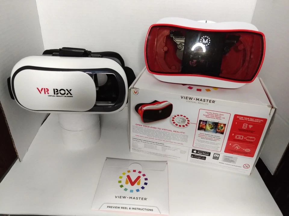 Gafas de realidad virtual View Master y caja de realidad virtual Foto 3 de 4
