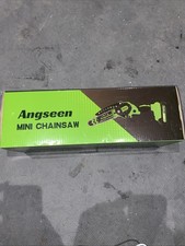 Angseen Mini Chainsaw 21V Cordless Electric Chainsaw Handheld Garden Saw NEW