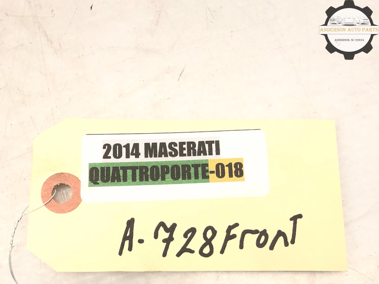 2014-2020 MASERATI QUATTROPORTE FRONT HIGH LOW TONE ALARM SIGNAL HORN SET X2 OEM