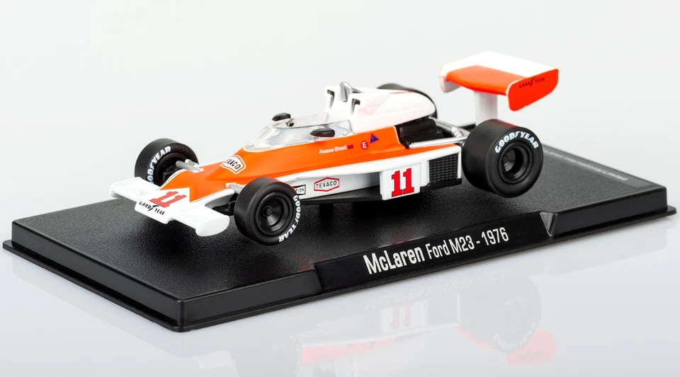 McLaren M23 James Hunt 1976 #11 Modellino Formula 1 Scala 1:43 World Champion - Immagine 3 di 4