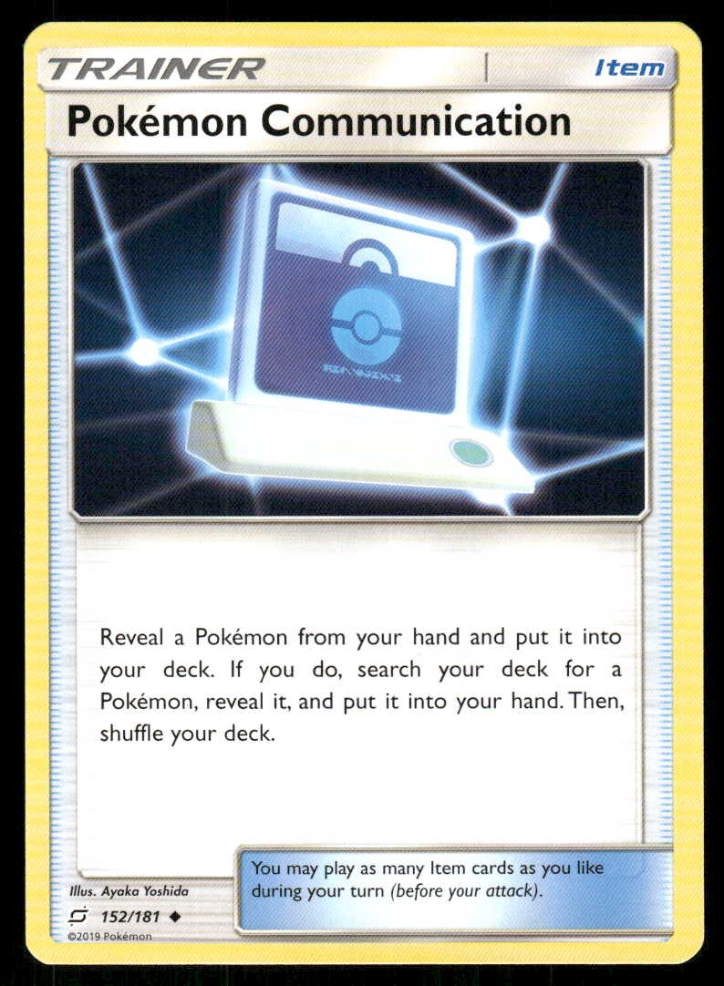 POKEMON POKEMON COMMUNICATION TEAM UP 152/181 UC NM/M