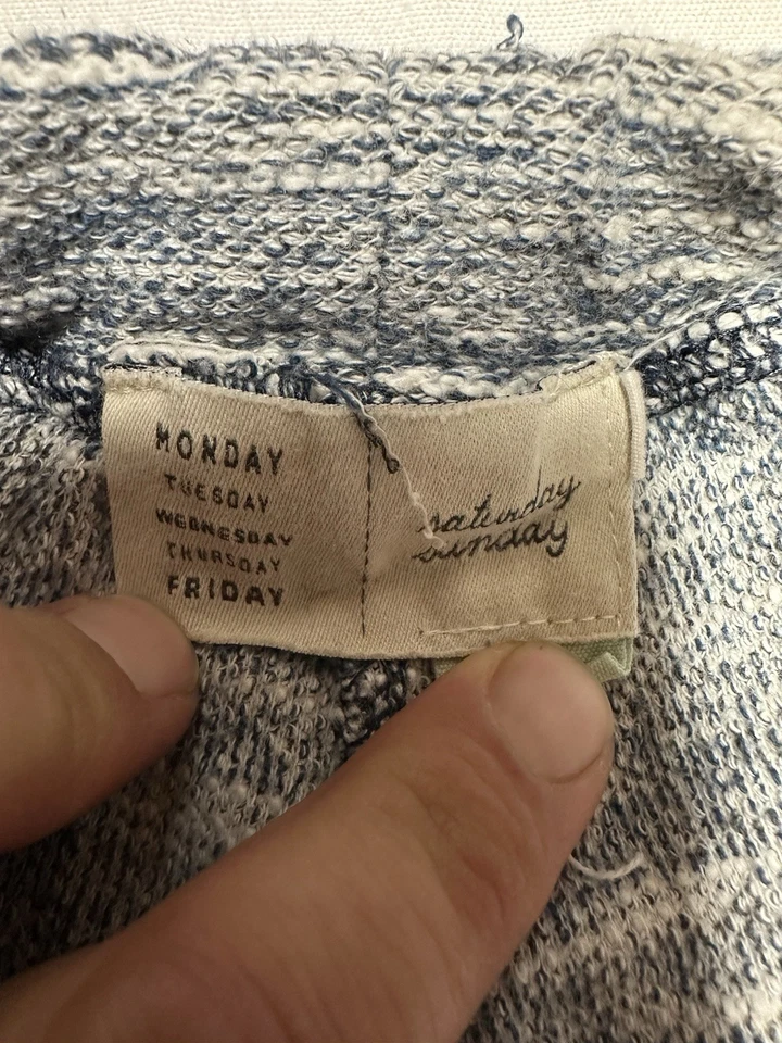 Pantalones de chándal Saturday Sunday Anthropologie para mujer pequeños salón texturizados Foto 2 de 4