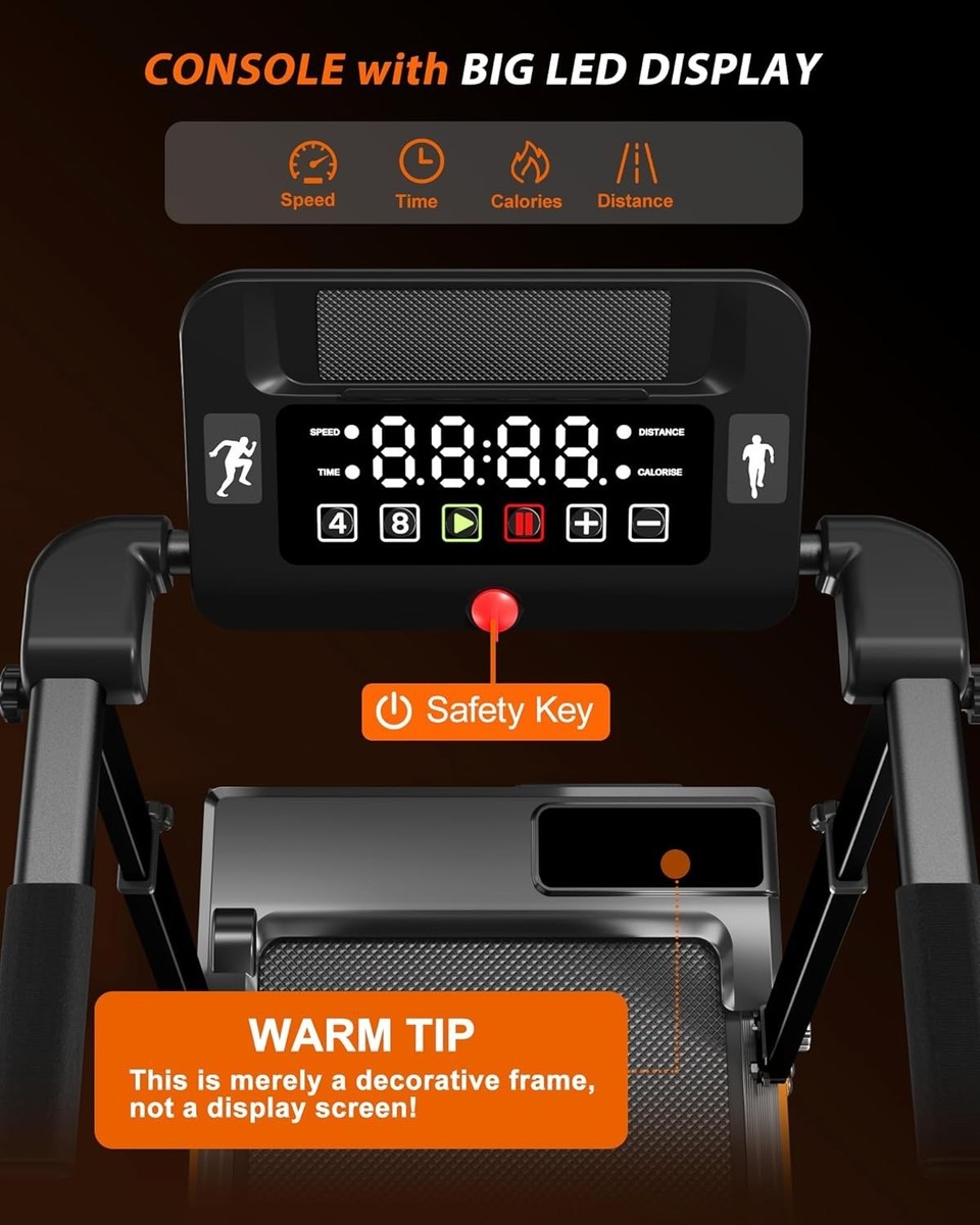 美品‼️AZsports 12×3.5 +45 4-100 12% Portable Treadmills, 300 lbs, 3.5HP Quiet Walking Pad | eBay