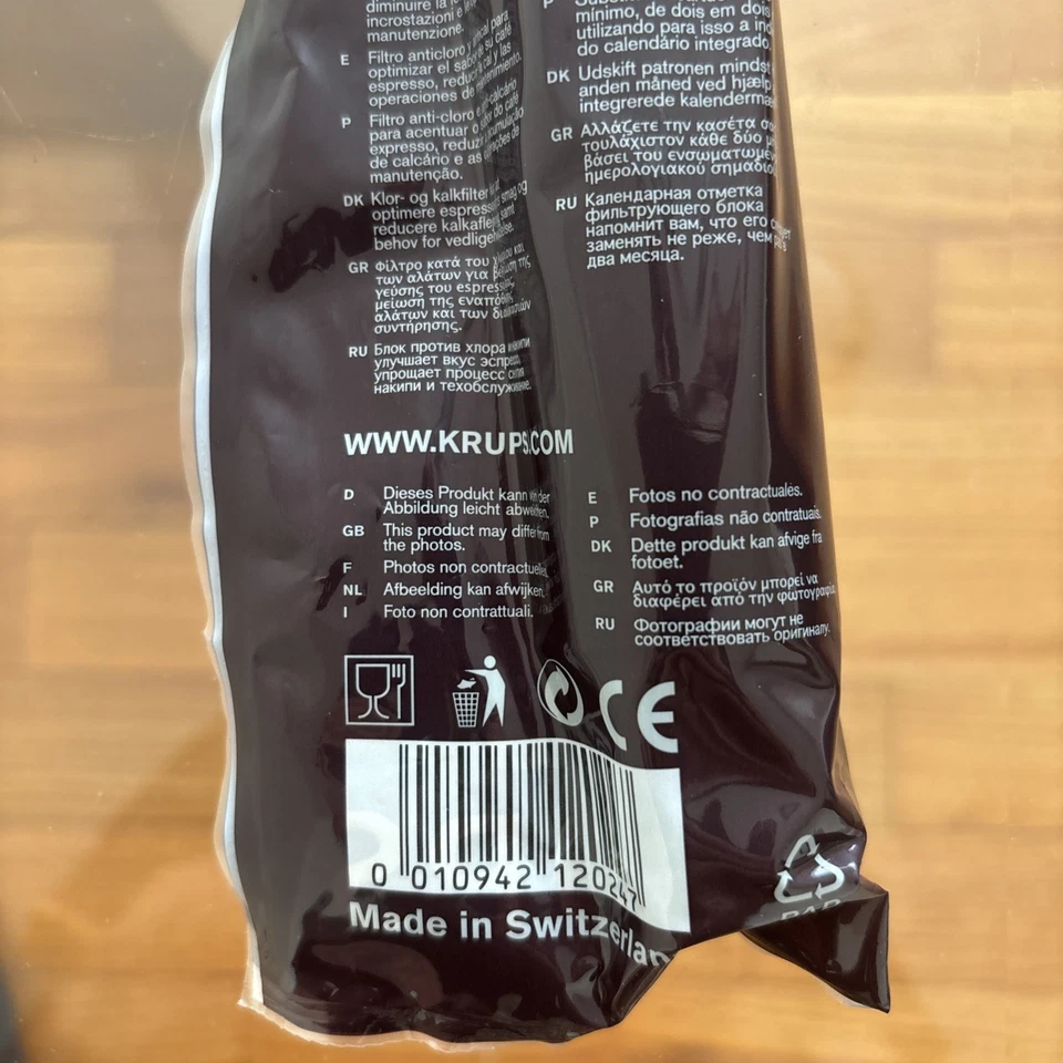 NUEVO SISTEMA DE FILTRO KRUPS ORIGINAL CLARIS AQUA - F088 Foto 3 de 4