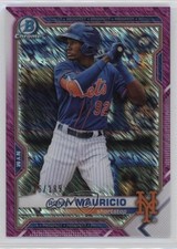2021 Bowman Chrome Prospects Fuchsia Shimmer Refractor /199 Ronny Mauricio 11vc