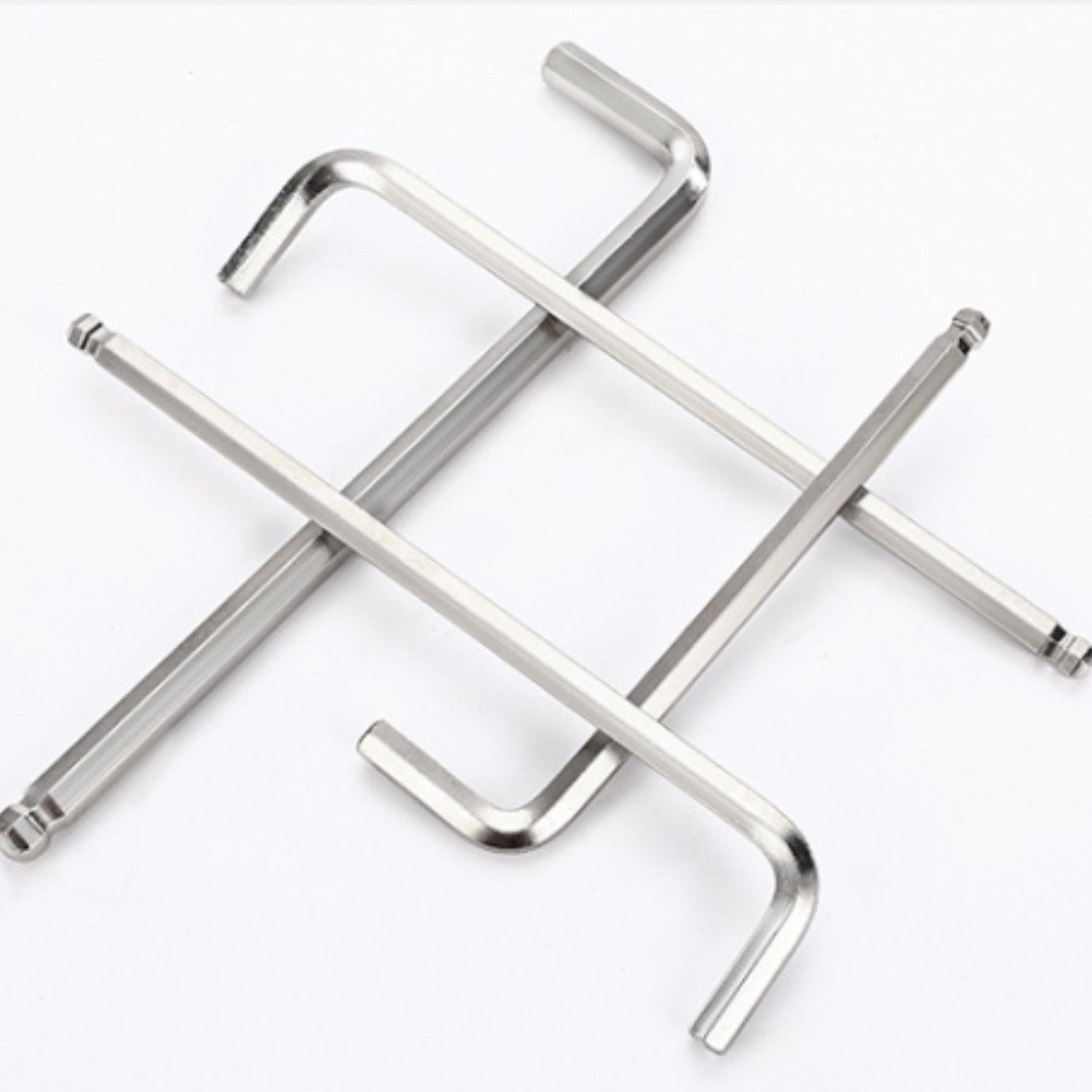 9 Piece L Shaped Ball Head Hex Wrench Set Alloy Steel For Household Use
