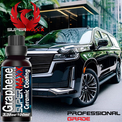 GRAPHENE 10 YEAR ADVANCED SUPERMAXX CERAMIC CAR COATING ''3.38OZ/100ML''- KIT