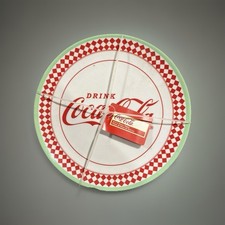 Coca Cola Melamine Gibson 10.25" Dinner Plate Plastic Coke New Set Of 4 Cocacola