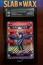 2024 Panini Drake Maye #C-DME Patriots Crusade Red Plaid Graded 10