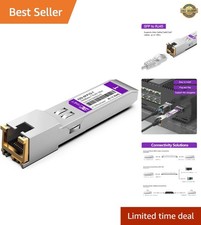 Plug and Play 1000BASE-T SFP to RJ45 Transceiver - Fast Network Connectivity