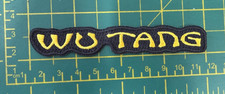 Wu Tang Clan Narrow Logo Woven Sew Or Iron On Patch Officially Licensed