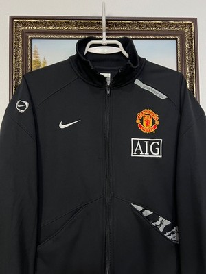 Vintage Nike Manchester United Football Jacket Soccer Track Top