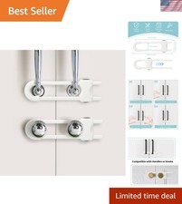 Childproof Sliding Cabinet Locks - Reliable Protection for Home Use 2 Pack 
