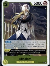 Absalom OP14-100 Rare The Azure Sea's Seven One Piece Foil Near Mint