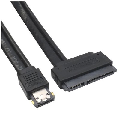 7+15-Poliger -HDD-auf-Strom-ESATA-Adapter, Strom-ESATA, USB 2.0, 5 V, 12 V,9223