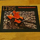Suzuki LT185 4 Wheeler Quadrunner , original dealer , sales brochure — photo 1