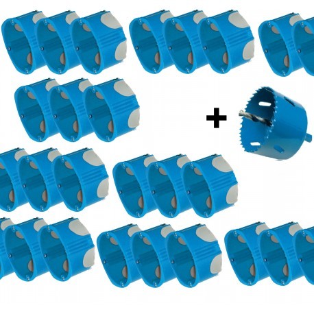 Boite BBC 68mm placo boîte encastrement étanche air P36840 pack 300