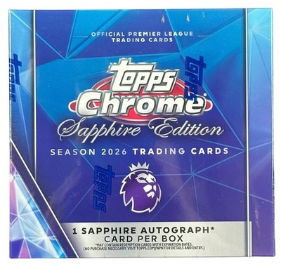 2025-26 Topps Chrome Sapphire English Premier League - Pick Your Card