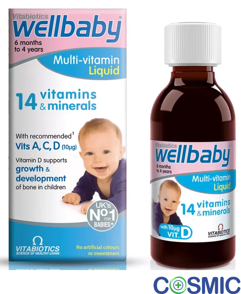 Vitabiotics Wellbaby Multi-Vitamin Liquid 150ml - Image 2