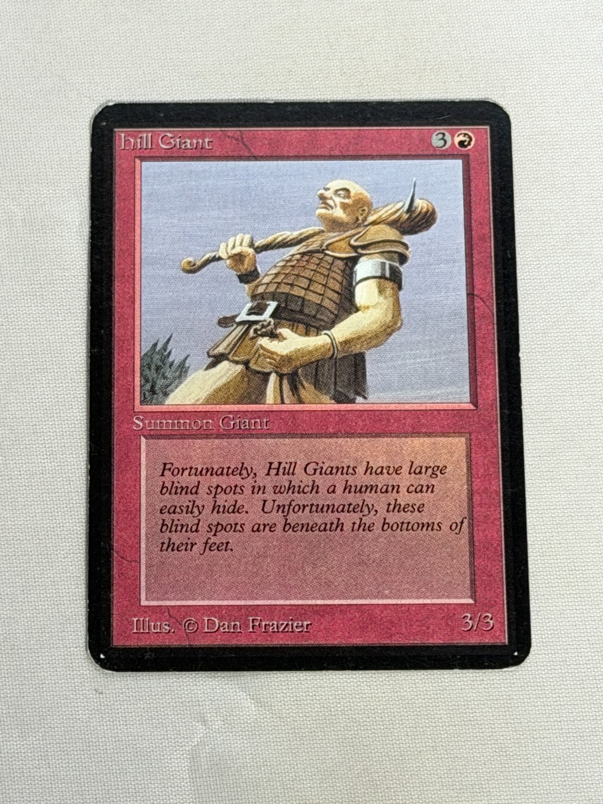 MTG Hill Giant Alpha Magic the Gathering