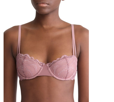 Calvin Klein Women's Sensual Stretch Lace Lightly Lined Balconette Bra NWT