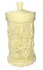 Vintage Faux Ivory Celluloid Cocktail Fork Holder