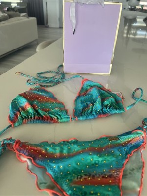 Luli Fama Bikini NWT Top X Lg Free Bottom Read Description
