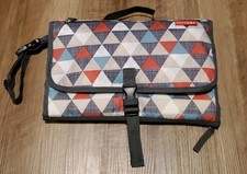 Skip Hop Travel Diaper Changing Pad Fold Up Portable Multicolor Geometric