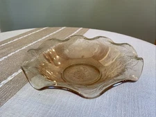 VINTAGE 1950s Newland Schneeloch & Piek Co. Claridge Punch Bowl Set Glass 50s