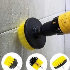 Drill Brush Cleaning Set Bathroom Grout Tile Shower Tub Kitchen Scrub Cleaning T